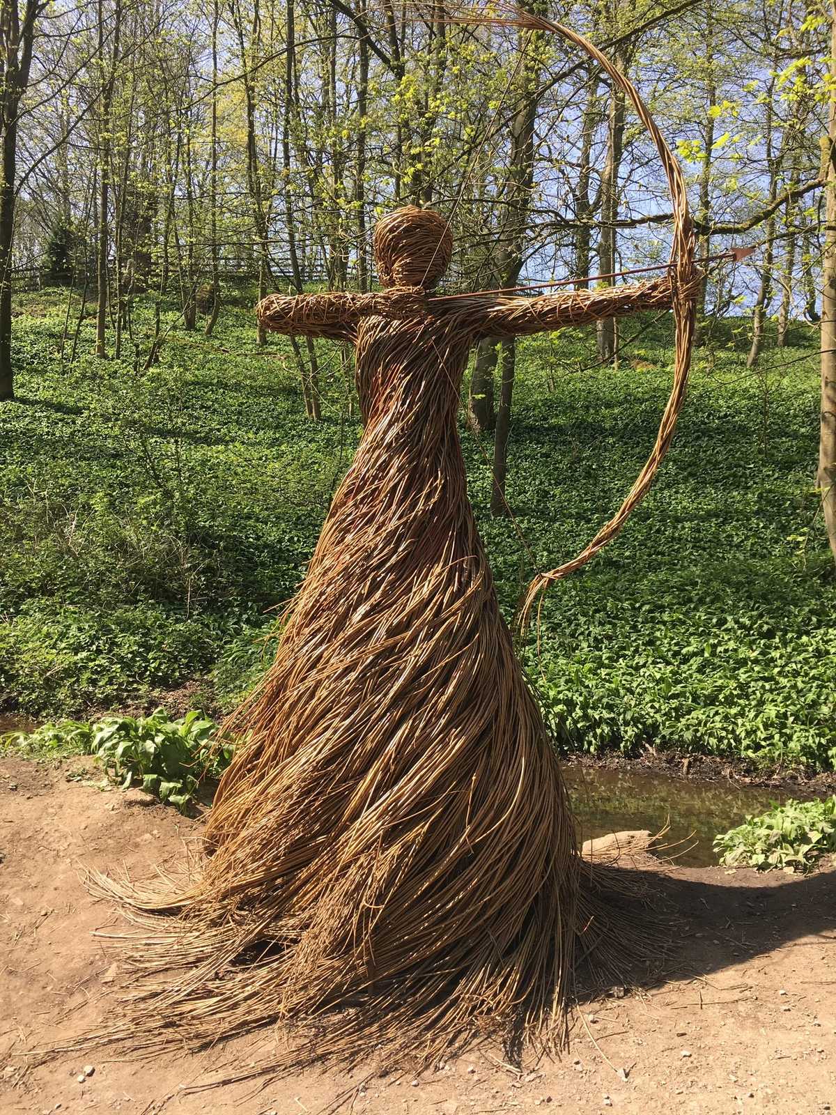 Archer at Skipton Castle Woods